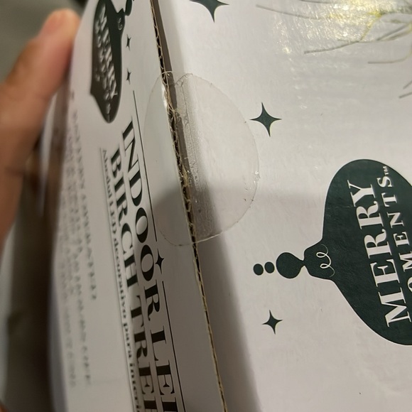 Indoor Christmas Light Up LED Faux Birch Trees, 24” - Picture 8 of 10